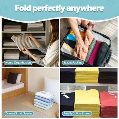 BoxLegend Shirt Folding Board Durable Shirt Folder Hook for Hanging - color: Black, size: Small