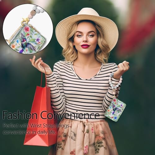 Blusabaca RFID Credit Card Holder Small Women Travel Wallet, Bird - color: Bird
