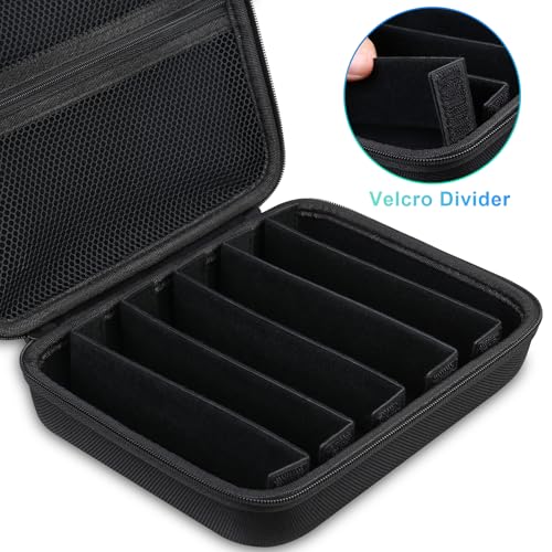 BOVKE Travel Sunglasses Organizer, Glasses Display Case, Eyeglasses Organizer Storage Holder for Multiple Pairs for Men Women
