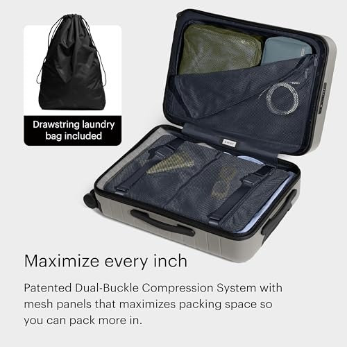 Away Bigger Carry-On Luggage, 23-Inch Lightweight Hardside Spinner Suitcase - color: Cloud Gray