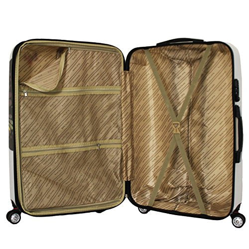 World Traveler Butterfly Luggage, 4-Piece Set - size: 4-Piece Set