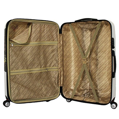 World Traveler Butterfly Luggage, 4-Piece Set - size: 4-Piece Set