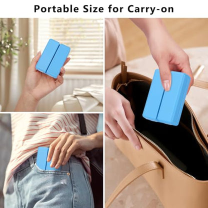 FYY Travel Pill Organizer, 7 Compartments Pill Box Medicine Case - Blue - color: Blue, size: Small (1 Piece)