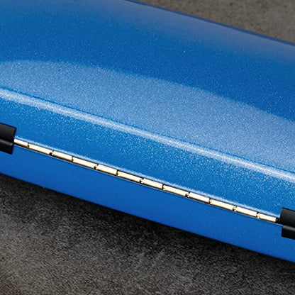Vemiss Hard Shell Eyeglass Cases, Lightweight Portable Glasses Case for Women Men - color: B-blue