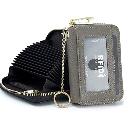 imeetu Rfid Credit Card Holder, Businese Card Case, Wallet for Women Men - color: Pro - Grey