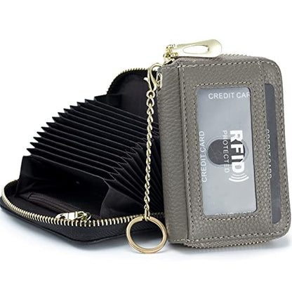 imeetu Rfid Credit Card Holder, Businese Card Case, Wallet for Women Men - color: Pro - Grey
