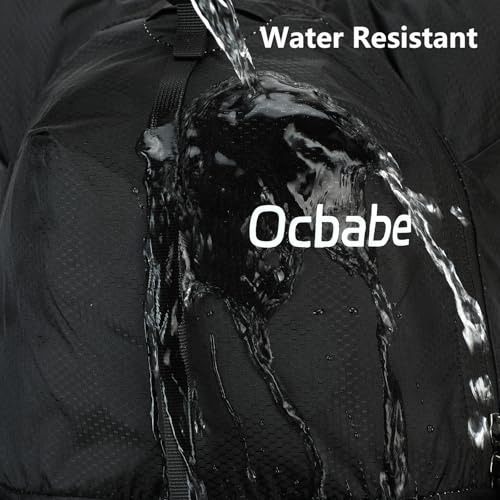 Ultra Lightweight Foldable Backpack,Water Resistant Small Packable Hiking Daypack Outdoor Camping Travel Bag - color: Black, size: 15L