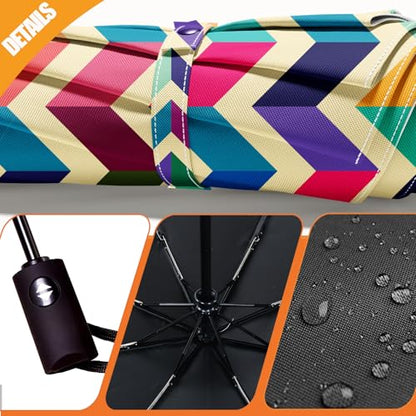 Folding Umbrella, Automatic Small Compact, Sun & Rain - color: MT80