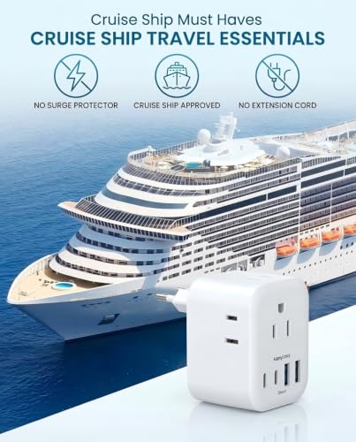 European Travel Plug Adapter, Foldable Type C Adapter for US to Most Europe - style: Type C - Most of Europe(Foldable)