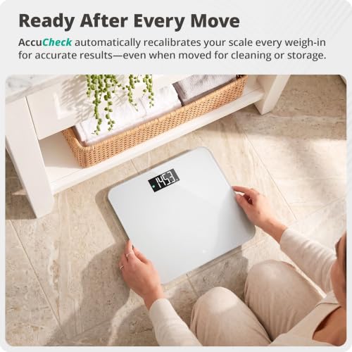 Greater Goods AccuCheck Digital Bathroom Scale for Body Weight (Pearl Gray) - color: Pearl Gray