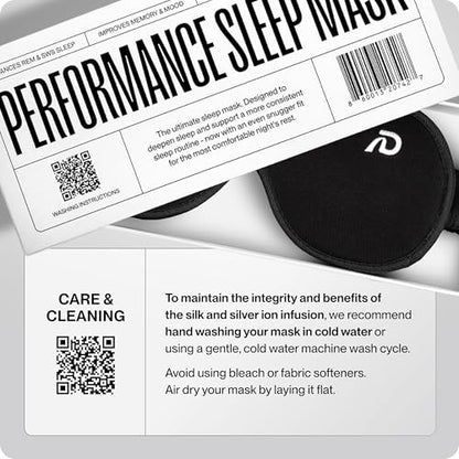 Dream Recovery Performance 3D Contoured Silk Sleep Mask, The Pro Mask - color: Pro Sleep Mask