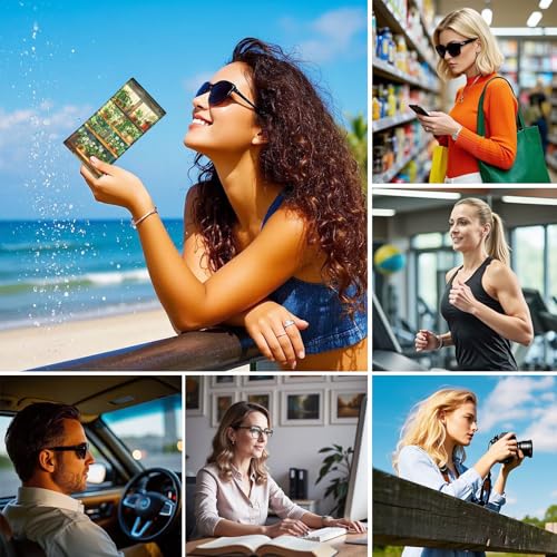Soft Glasses Case for Sunglasses Eyeglass Slim Pouch - color: Bookshelf
