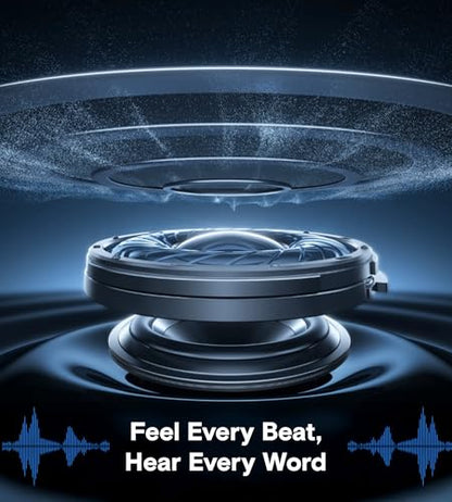 MUSICOZY Sleep Mask Bluetooth Headphone Cooling Weighted Eyemask Headphones - color: Grid Blue