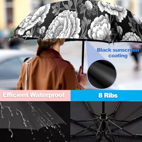 Small Travel Folding Umbrella for Girl - color: TP