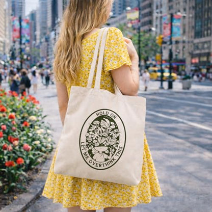 Funny Canvas Tote Bag, Reusable Playful Pattern Shoulder Bag, Whimsical Carryall for Shopping Beach Travel - color: Travel 02