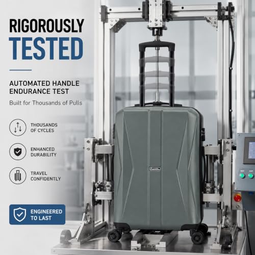 20/24/28 Inch Hardshell Suitcase Set, ABS Luggage Set with TSA Lock 5 Piece - color: Teal