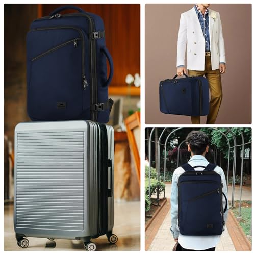 MATEIN Weekender Backpack, Large Capacity Travelling Suitcase Backpack - color: Blue, size: X-Large