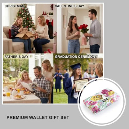 Big Fat RFID Blocking Leather Organizer Checkbook Wallets For Women - Clutch - color: Wine Red