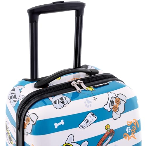 Travelers Club 5 Piece Kids' Luggage Set, Cool Dog - color: Cool Dog