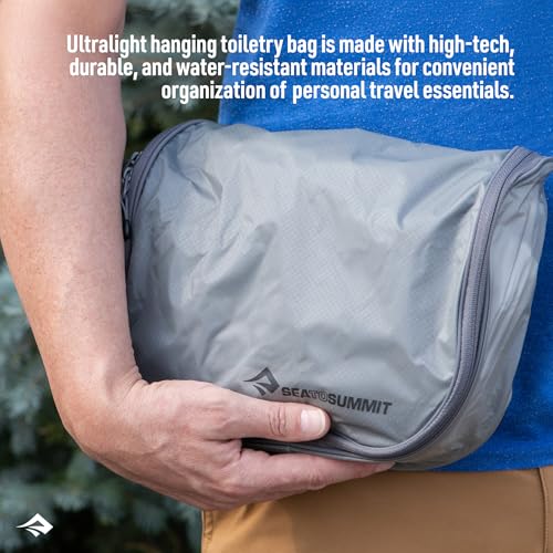 Sea to Summit Large Hanging Toiletry Bag, Travel Organizer, Atoll Blue - color: Atoll Blue