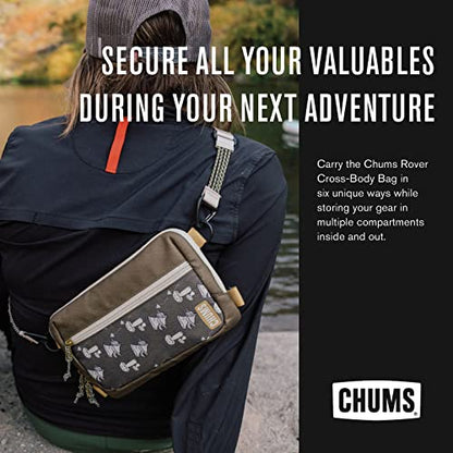 Chums Rover Crossbody Bag, Sling Bag Purse for Women & Men - color: Black