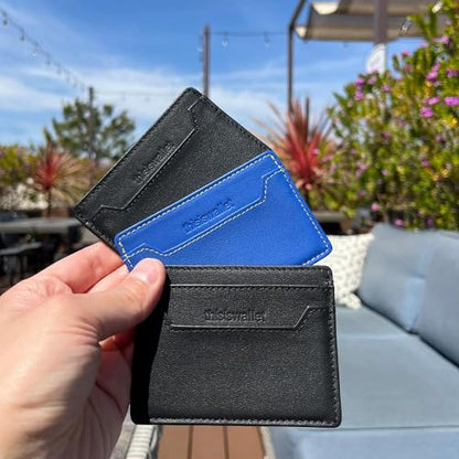 Minimalist Wallet for Men & Women – Ultra Slim Credit Card Holder Small Front Pocket Wallet – Compact, Thin, Lightweight Design - style: 4-card (Black)