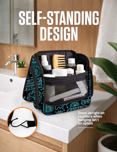 VENTURE 4TH Hanging Travel Toiletry Bag, 17 Compartments - Surfing Vibes - color: Surfing Vibes