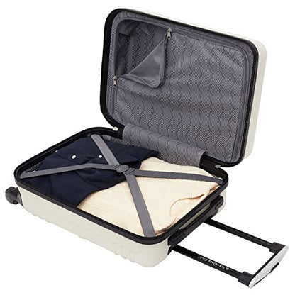Travelers Club 22" Richmond Spinner Carry-On Luggage, Bone - color: Bone