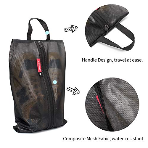 pack all 여행용 신발 가방, 스포츠용 방수 신발 파우치, 블랙., 1팩 - color: 블랙., style: 1팩