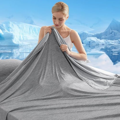 Marchpower Arc-Chill Cooling Blanket for Hot Sleepers Queen Size Gray - color: Gray, size: Queen 79" X 86"