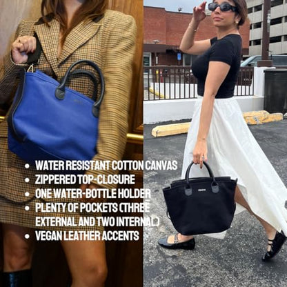 Cincha Canvas Go-Tote Bag, Water-Resistant, Versatile Travel Bag, Lightweight & Compact, As Seen on Oprah's Favorite Things - color: Olive, style: Mini