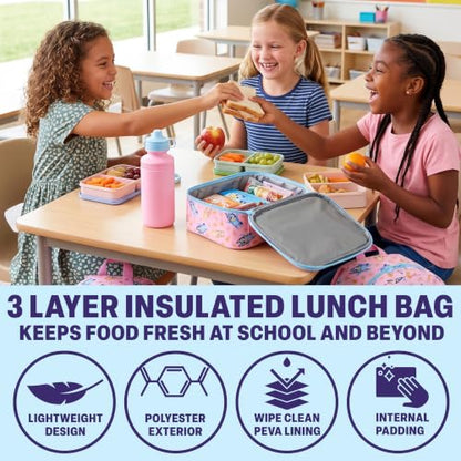 Get Trend Bluey Girls Backpack, Lunch Bag, Pencil Case, Water Bottle - color: Multi Bluey