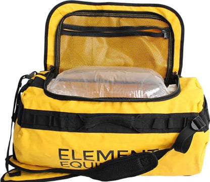 Element Equipment Trailhead Duffel Bag Shoulder Straps Waterproof Yellow Small - color: Yellow, size: Small 30 Liters