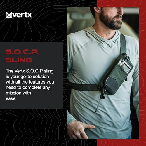 Vertx S.O.C.P. Sling Pack, Tactical Crossbody Bag for Men and Women, EDC, Travel, Work - color: It's Black