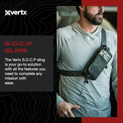 Vertx S.O.C.P. Sling Pack, Tactical Crossbody Bag for Men and Women, EDC, Travel, Work - color: It's Black