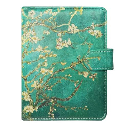Passport Holder Cover, ACdream Protective Premium Leather RFID Blocking Wallet Travel Case for Passport/Credit Card/Air Ticket, - color: Z- Almond Blossom