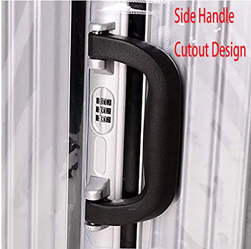 FF1 Luggage Protector Suitcase Cover PVC Bag Dust Proof Travel Suitcase Fits Most 20" - size: 20"