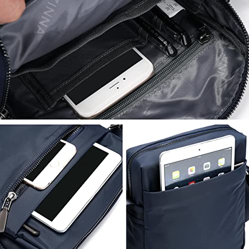 Messenger Crossbody Bags for Men and Women - color: 1823 Blue