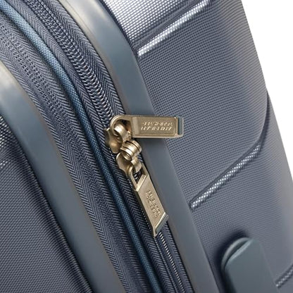 American Tourister Stratum 2.0 Expandable Hardside Luggage with Spinner Wheels, 24" SPINNER, Slate Blue - color: Slate Blue, size: 24-Inch Checked-Medium