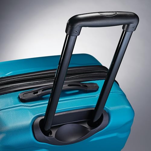 Samsonite Omni PC Hardside Expandable Luggage with Spinner Wheels, Caribbean Blue, 2-Piece Set (20/28) - color: Caribbean Blue, size: 2-Piece Set (20/28)
