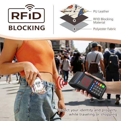GIANCOMICS Slim Wallet Women, Credit Card Holder, Small Rfid Bird Case - color: Bird