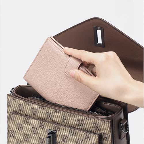RFID Passport Holder, Leather, RFID Blocking, Light Green - color: light green