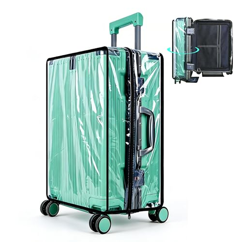 Clear Luggage Covers For Suitcase TSA Approved,No‑Disassembly(Clear, 30) - color: Clear, size: 30