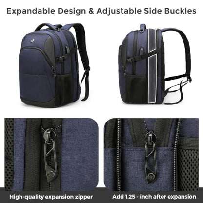 Swissdigital Design Backpack for Men & Women Fit 17-Inch Computer SD1671-12 - color: Blue-l, size: 17 Inches