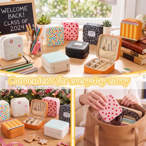 Weysat 6 Pcs Back to School Teacher Jewelry Box Gifts Travel Size