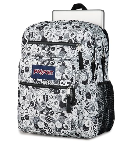 JanSport 34L Big Backpack - 15 Inch Laptop Sleeve, Doodle Dots - color: Doodle Dots