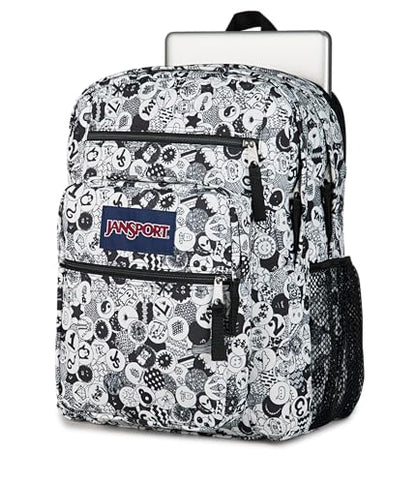 JanSport 34L Big Backpack - 15 Inch Laptop Sleeve, Doodle Dots - color: Doodle Dots