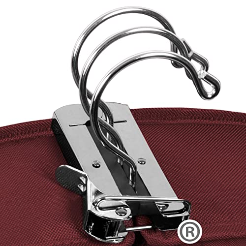 WallyBags® 52” Deluxe Travel Garment Bag - color: Merlot