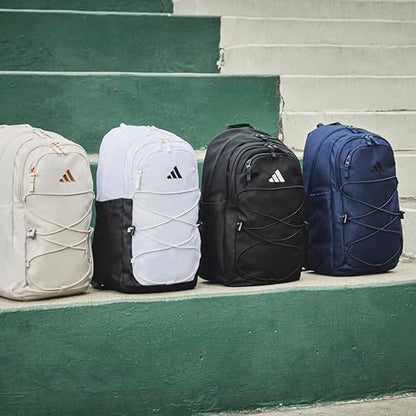 adidas Amplifier School Backpack 27L - color: Black/Gold Metallic/Bungee