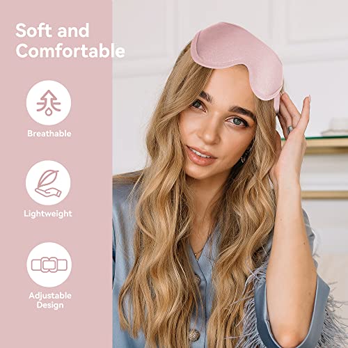 Sleep Mask for Lash Extensions, 3D Memory Foam (Pink, 1pcs) - color: Pink
